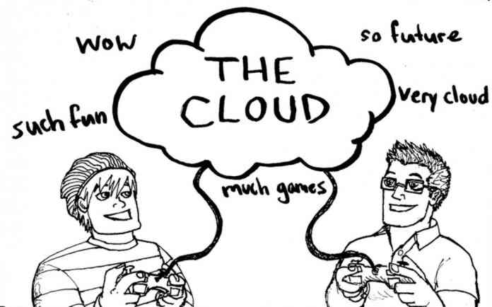 Comic of cloud gaming
